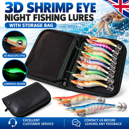 10pc luminous squid - squid, jig