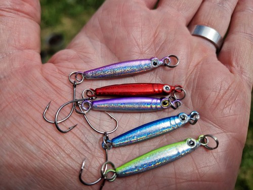 Metal lure fishing jig - metal,