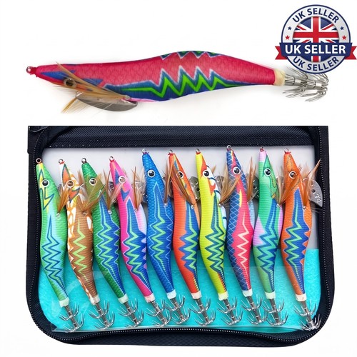 10pc luminous squid jig - squid,