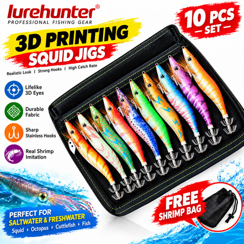 10pc luminous squid - luminous, jig