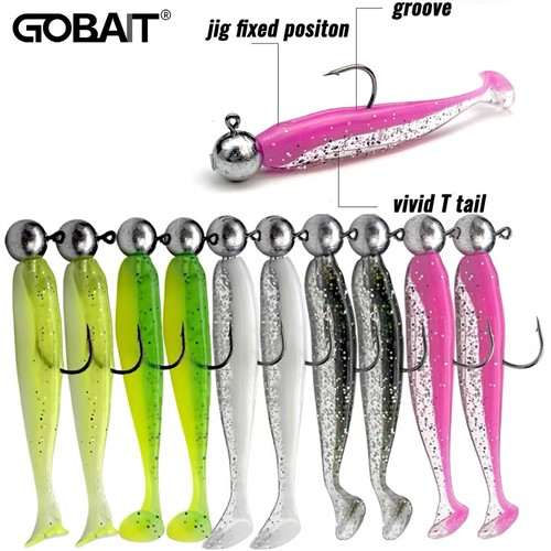 10pcs soft lure 5cm - 5.5cm, 10cm
